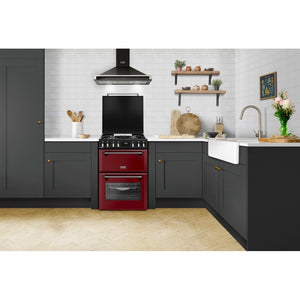 Stoves 444411997 Richmond Deluxe 60cm Dual Fuel Cooker - Garnet Red