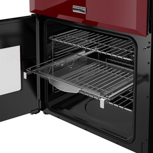 Stoves 444411997 Richmond Deluxe 60cm Dual Fuel Cooker - Garnet Red