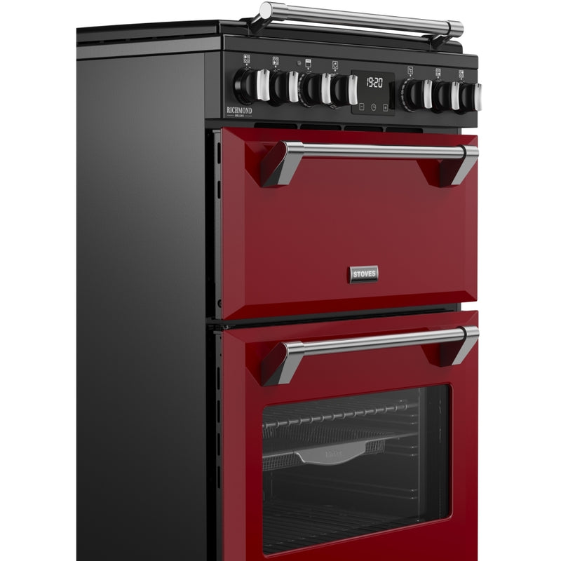Stoves 444411997 Richmond Deluxe 60cm Dual Fuel Cooker - Garnet Red
