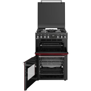 Stoves 444411997 Richmond Deluxe 60cm Dual Fuel Cooker - Garnet Red