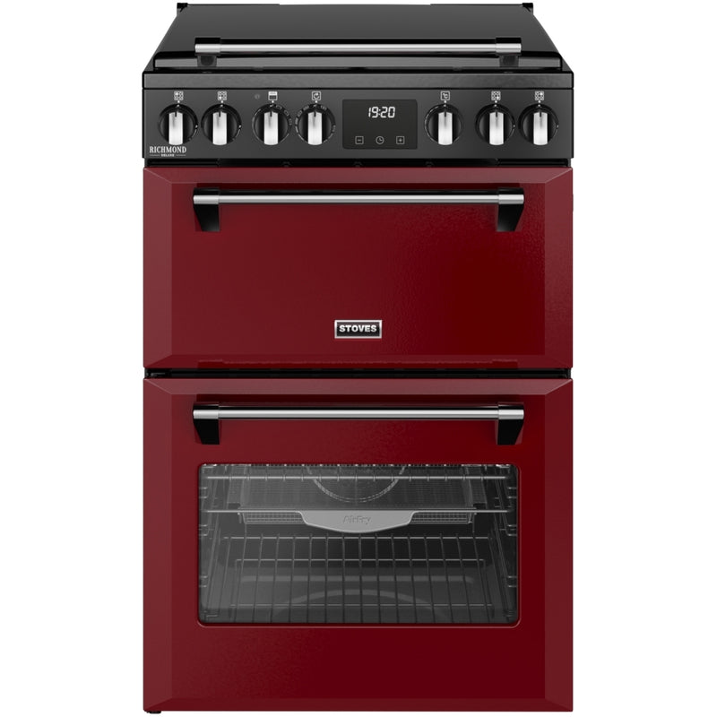 Stoves 444411997 Richmond Deluxe 60cm Dual Fuel Cooker - Garnet Red