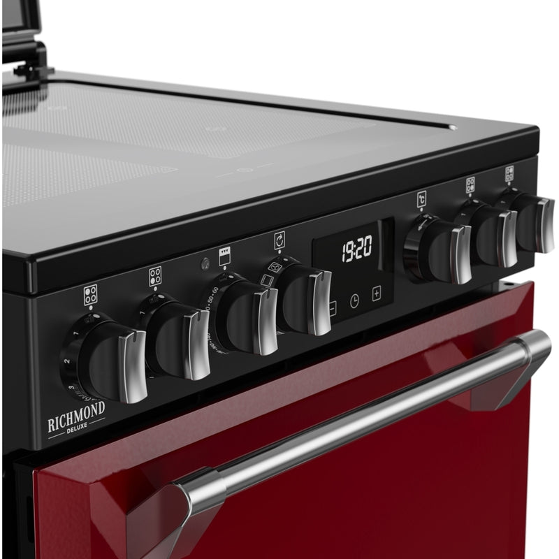 Stoves 444412002 Richmond Deluxe 60cm Induction Cooker - Garnet Red