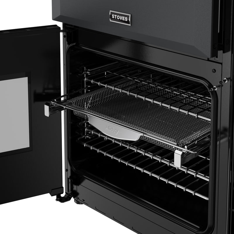 Stoves 444412003 Richmond Deluxe 90cm Dual Fuel Range Cooker - Anthracite