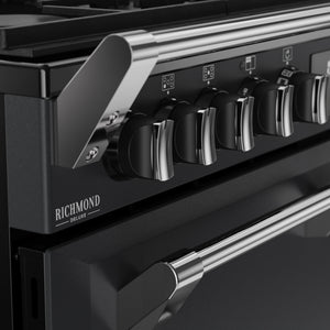Stoves 444412003 Richmond Deluxe 90cm Dual Fuel Range Cooker - Anthracite