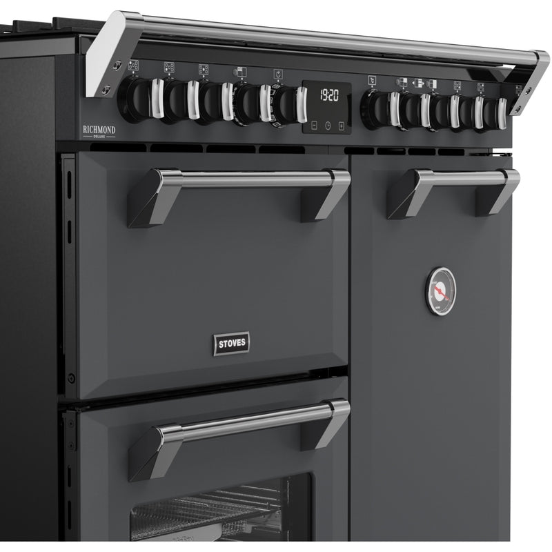 Stoves 444412003 Richmond Deluxe 90cm Dual Fuel Range Cooker - Anthracite