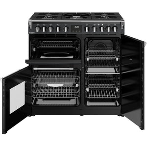 Stoves 444412003 Richmond Deluxe 90cm Dual Fuel Range Cooker - Anthracite