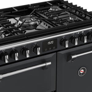 Stoves 444412003 Richmond Deluxe 90cm Dual Fuel Range Cooker - Anthracite