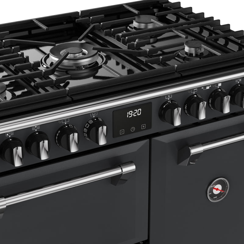 Stoves 444412003 Richmond Deluxe 90cm Dual Fuel Range Cooker - Anthracite