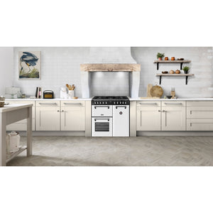 Stoves 444412004 Richmond Deluxe 90cm Dual Fuel Range Cooker - Ice White