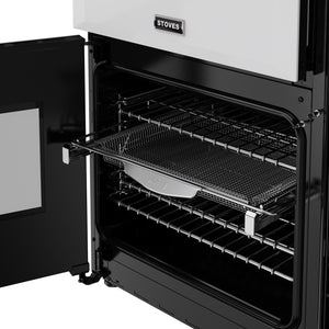 Stoves 444412004 Richmond Deluxe 90cm Dual Fuel Range Cooker - Ice White