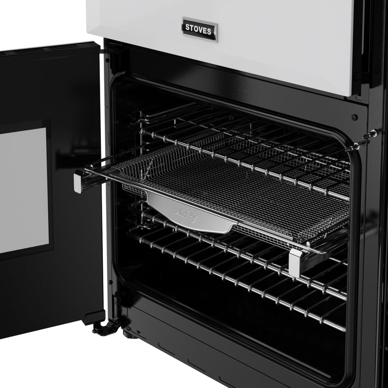 Stoves 444412004 Richmond Deluxe 90cm Dual Fuel Range Cooker - Ice White