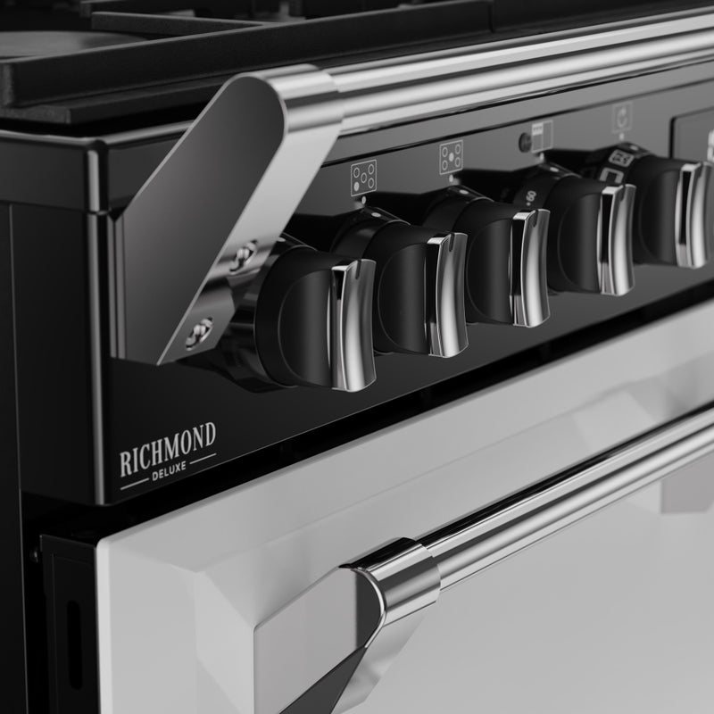 Stoves 444412004 Richmond Deluxe 90cm Dual Fuel Range Cooker - Ice White