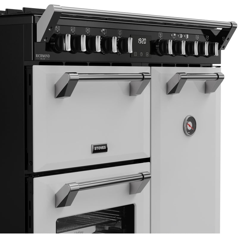 Stoves 444412004 Richmond Deluxe 90cm Dual Fuel Range Cooker - Ice White