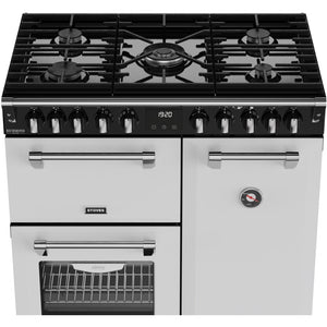 Stoves 444412004 Richmond Deluxe 90cm Dual Fuel Range Cooker - Ice White