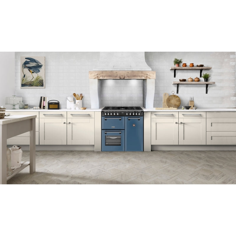 Stoves 444412005 Richmond Deluxe 90cm Dual Fuel Range Cooker - Twilight Blue