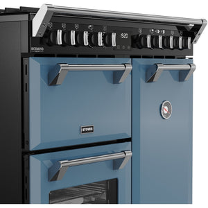 Stoves 444412005 Richmond Deluxe 90cm Dual Fuel Range Cooker - Twilight Blue