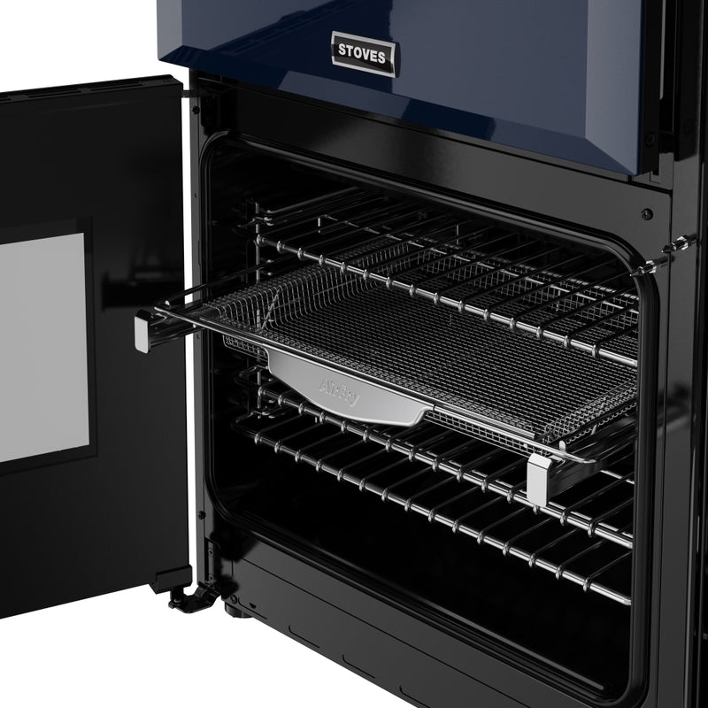 Stoves 444412006 Richmond Deluxe 90cm Dual Fuel Range Cooker - Midnight Blue