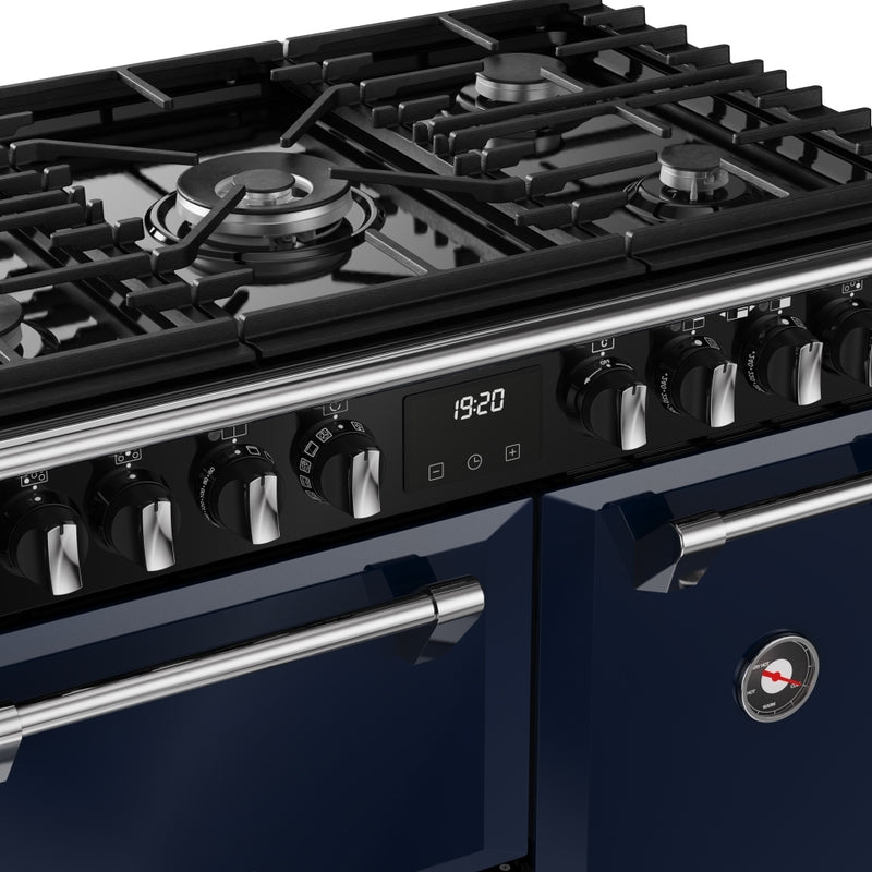Stoves 444412006 Richmond Deluxe 90cm Dual Fuel Range Cooker - Midnight Blue