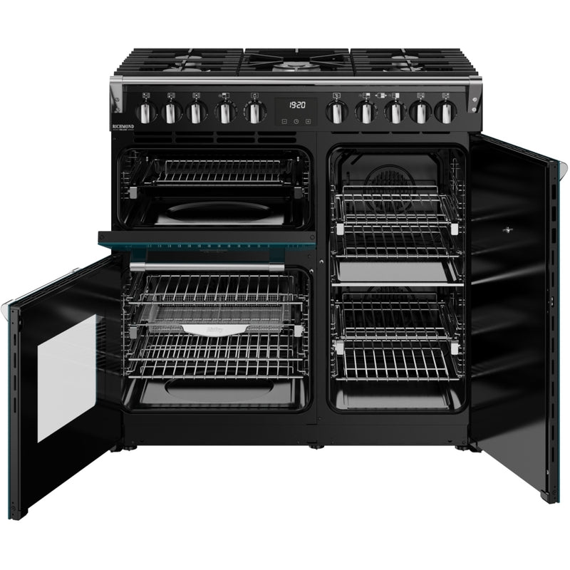 Stoves 444412007 Richmond Deluxe 90cm Dual Fuel Range Cooker - Deep Marine