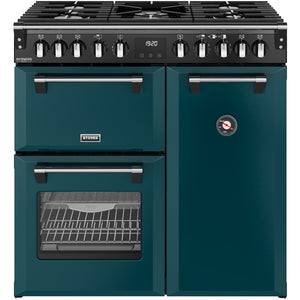 Stoves 444412007 Richmond Deluxe 90cm Dual Fuel Range Cooker - Deep Marine
