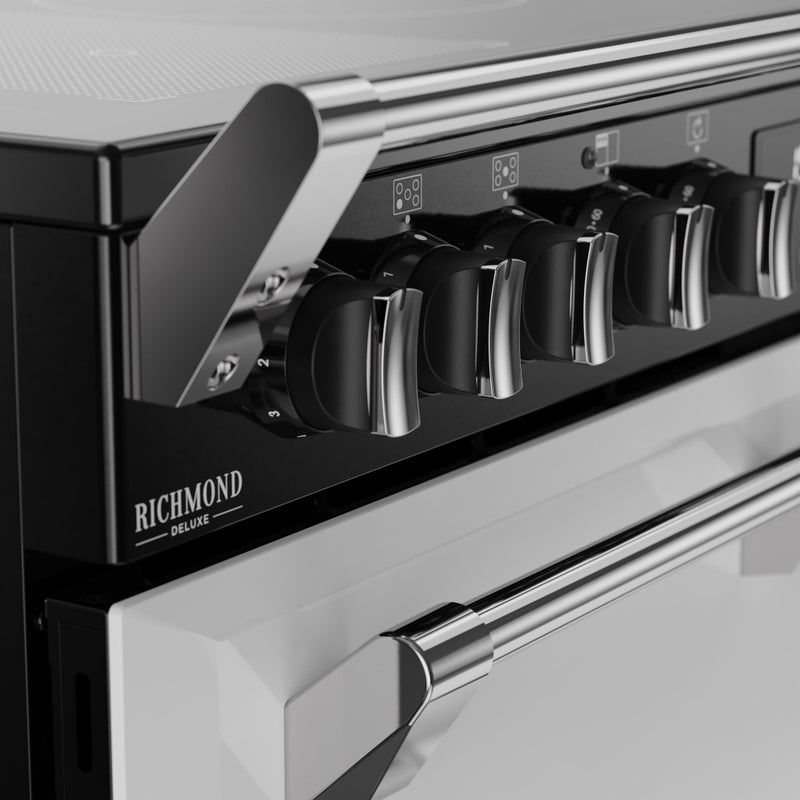 Stoves 444412010 Richmond Deluxe 90cm Induction Range Cooker - Ice White
