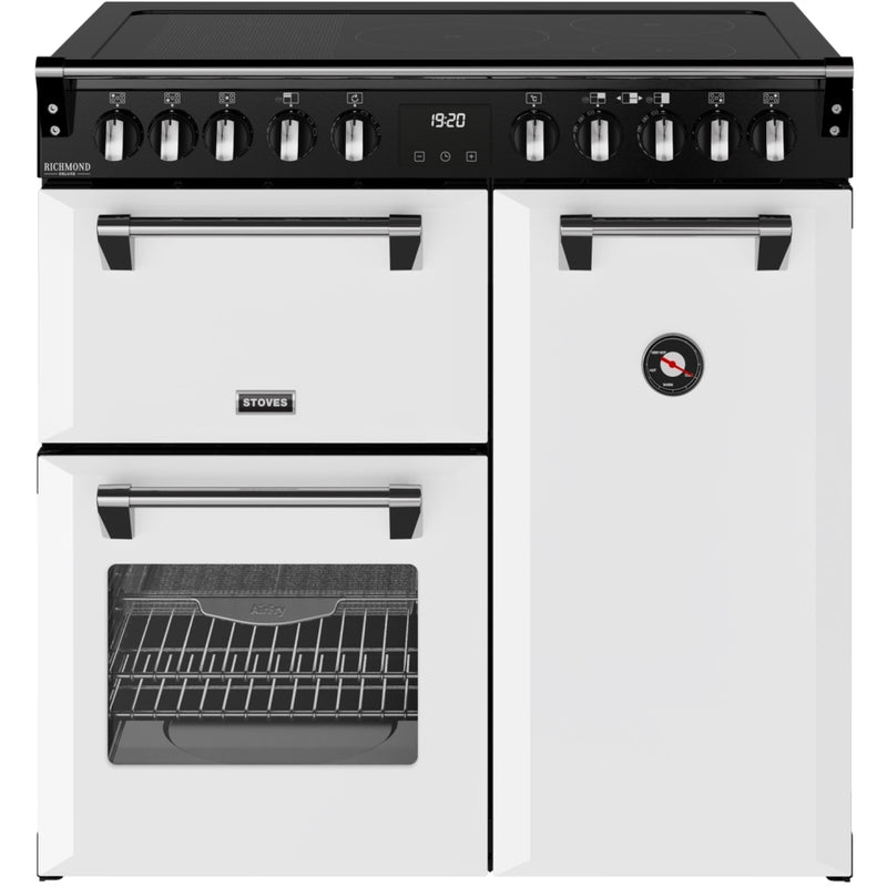 Stoves 444412010 Richmond Deluxe 90cm Induction Range Cooker - Ice White