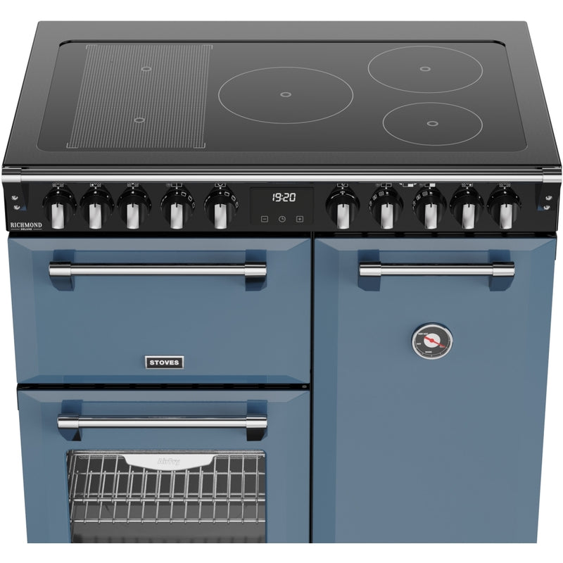 Stoves 444412011 Richmond Deluxe 90cm Induction Range Cooker - Twilight Blue
