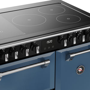 Stoves 444412011 Richmond Deluxe 90cm Induction Range Cooker - Twilight Blue