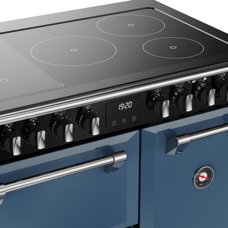 Stoves 444412011 Richmond Deluxe 90cm Induction Range Cooker - Twilight Blue