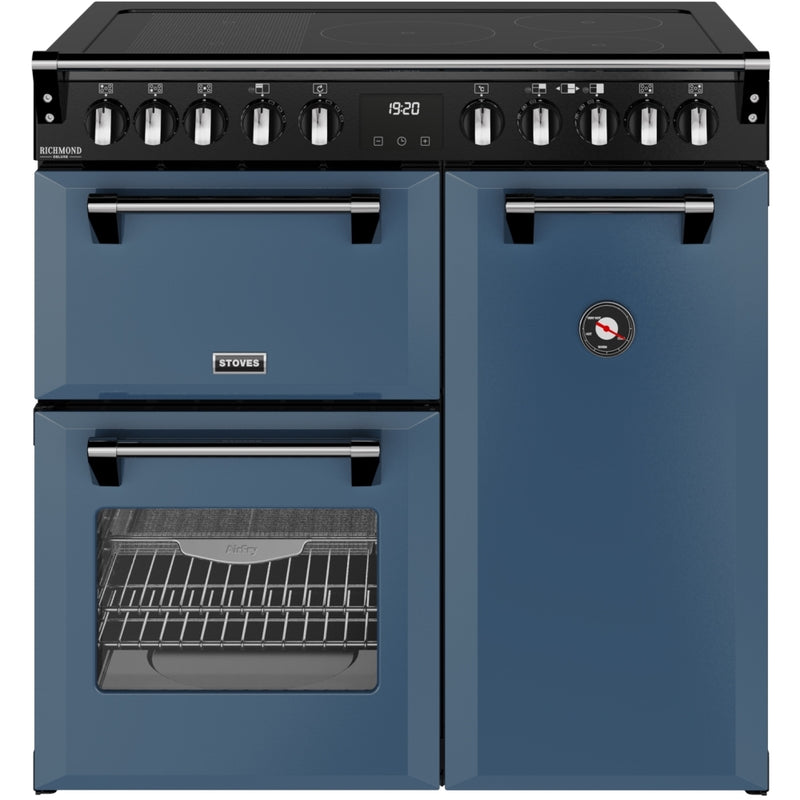 Stoves 444412011 Richmond Deluxe 90cm Induction Range Cooker - Twilight Blue