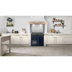 Stoves 444412012 Richmond Deluxe 90cm Induction Range Cooker - Midnight Blue