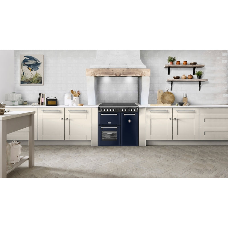 Stoves 444412012 Richmond Deluxe 90cm Induction Range Cooker - Midnight Blue