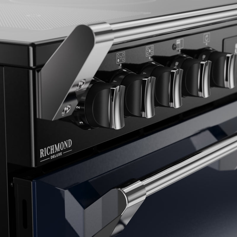 Stoves 444412012 Richmond Deluxe 90cm Induction Range Cooker - Midnight Blue