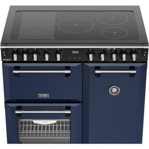 Stoves 444412012 Richmond Deluxe 90cm Induction Range Cooker - Midnight Blue