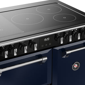 Stoves 444412012 Richmond Deluxe 90cm Induction Range Cooker - Midnight Blue