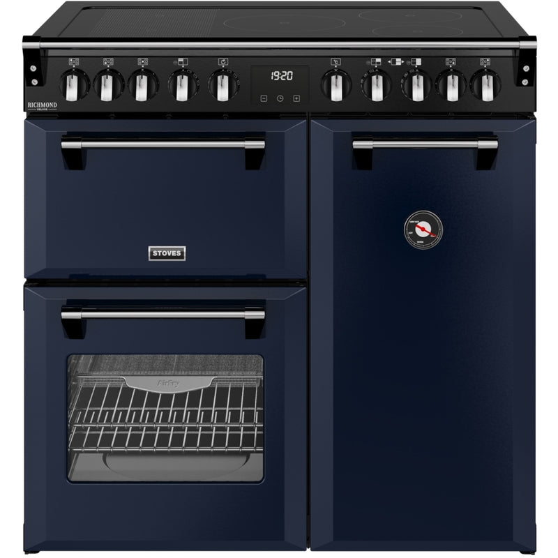 Stoves 444412012 Richmond Deluxe 90cm Induction Range Cooker - Midnight Blue