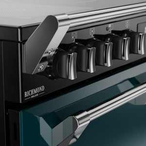 Stoves 444412013 Richmond Deluxe 90cm Induction Range Cooker - Deep Marine