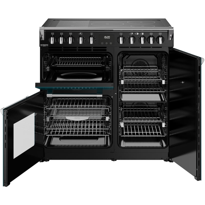 Stoves 444412013 Richmond Deluxe 90cm Induction Range Cooker - Deep Marine