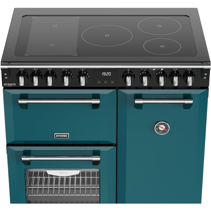 Stoves 444412013 Richmond Deluxe 90cm Induction Range Cooker - Deep Marine