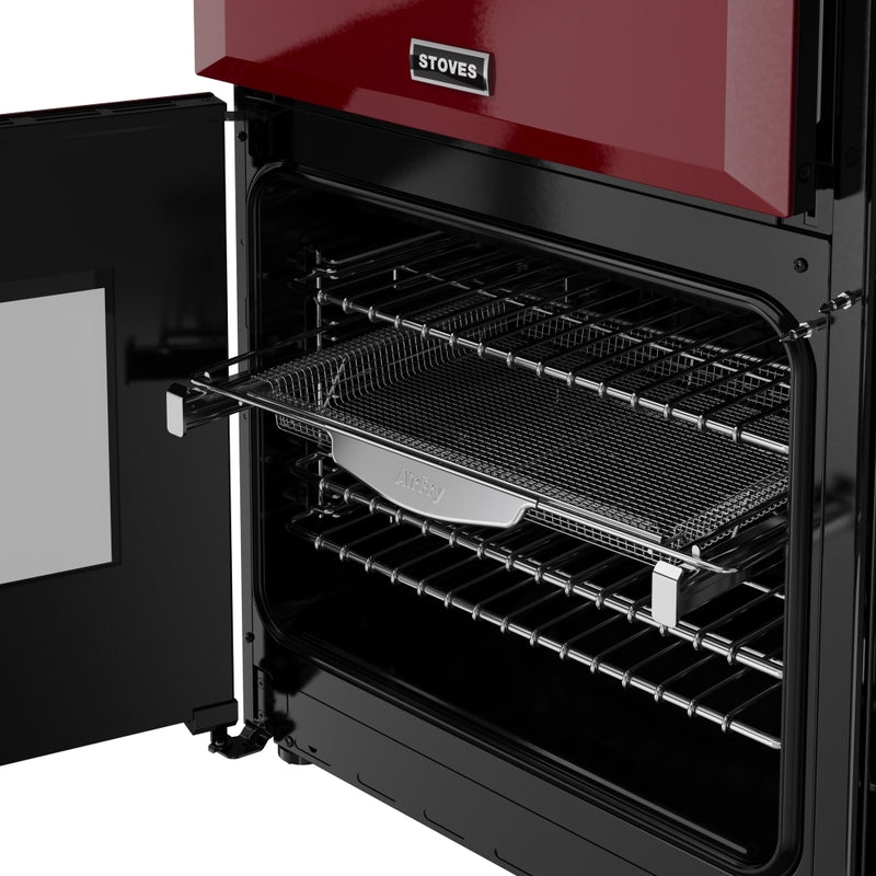 Stoves 444412014 Richmond Deluxe 90cm Induction Range Cooker - Garnet Red