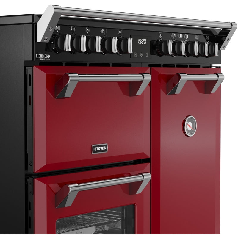 Stoves 444412014 Richmond Deluxe 90cm Induction Range Cooker - Garnet Red