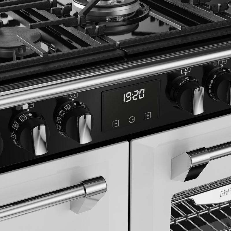 Stoves 444412016 Richmond Deluxe 100cm Dual Fuel Range Cooker - Ice White