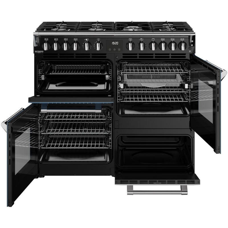 Stoves 444412017 Richmond Deluxe 100cm Dual Fuel Range Cooker - Twilight Blue