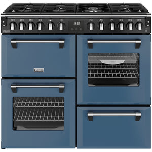 Stoves 444412017 Richmond Deluxe 100cm Dual Fuel Range Cooker - Twilight Blue