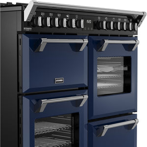Stoves 444412018 Richmond Deluxe 100cm Dual Fuel Range Cooker - Midnight Blue