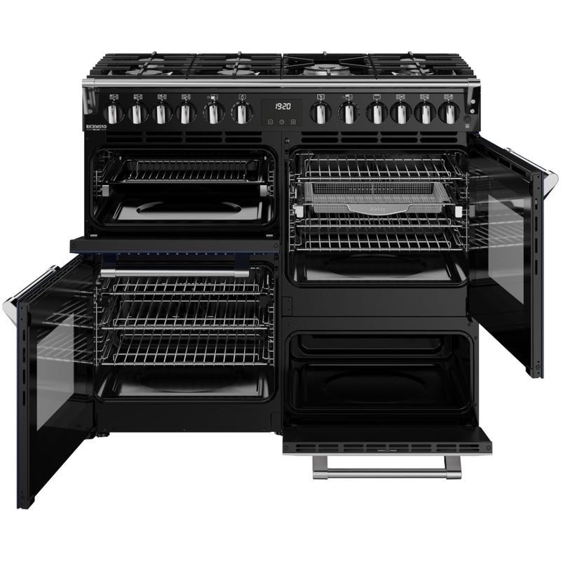 Stoves 444412018 Richmond Deluxe 100cm Dual Fuel Range Cooker - Midnight Blue