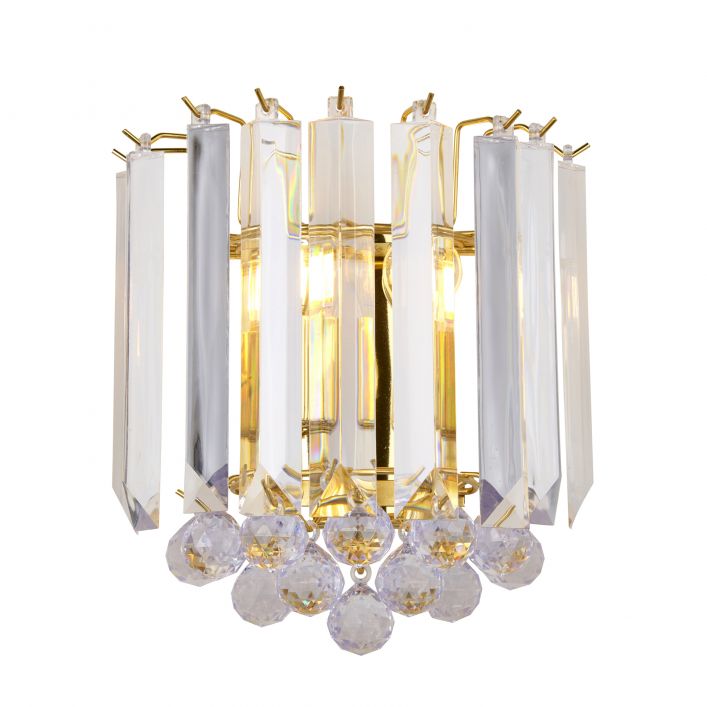 Fargo 2 Light Wall Light - Brass