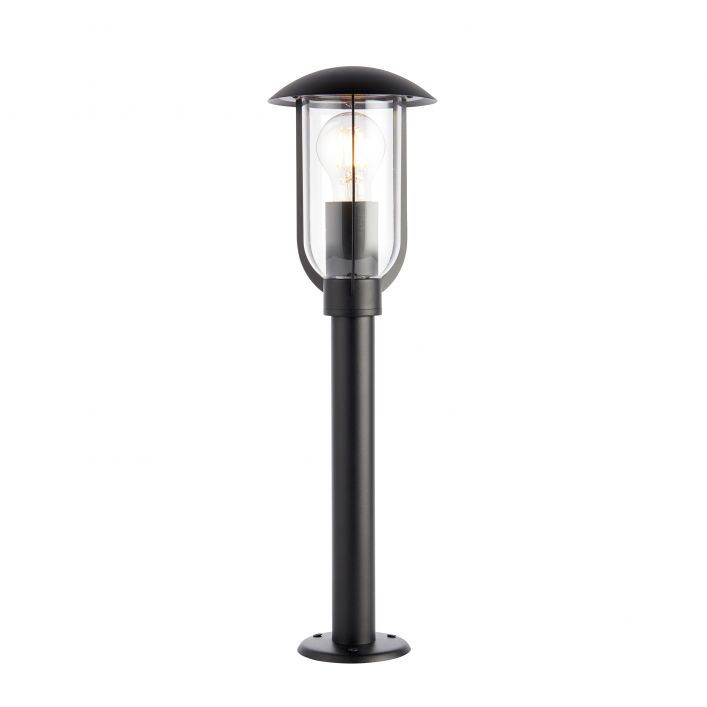 Quinn 1 Light Outdoor Floor Lamp - Black