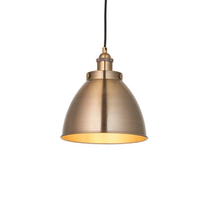 Franklin Small Pendant Light - Antique Brass