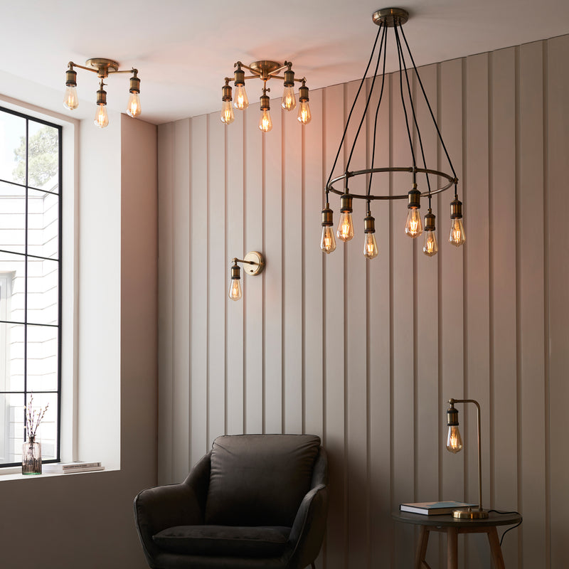 Hal Table Lamp - Antique Brass